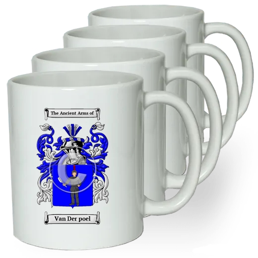 Van Der poel Coffee mugs (set of four)